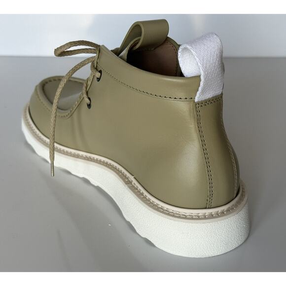 NIB $890 Bottega Veneta Leather Green Lightweight Ankle Boots 9 US 578287 Italy main image 13